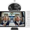 71x8lQTf5EL._AC_SL1500_.jpg A2C Wireless Baby Car Camera, Baby Monitor for Car Backseat & Home (Max. Range 1000FT), 5” HD 1080P Night Vision Screen with 7-Hour Battery, Rear Facing Carseat Monitor, Compatible with All Vehicles