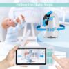 71xEF0TYoYL._AC_SL1500_.jpg Baby Monitor with Camera 3000ft Long Range 1080P Baby Viewer 2-Way-Audio 5” Color Screen Motion & Cry Detection, No App No WiFi Secure Connection Remote Pan-Tilt-Zoom-1 Camera (White)
