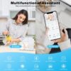 81-NFVUaNVL._AC_SL1500_.jpg Baby Monitor, 4.3" Video Baby Monitor with 1080P Camera, Smart 2.4G WiFi Audio Monitor with Remote PTZ, Night Vision, 2-Way Talk, Sleep Mode, RGB Night Lights, Lullabies & 1000ft Range, APP Control