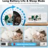 815vFPtVGL._AC_SL1500_.jpg Baby Monitor, 4.3" Video Baby Monitor with 1080P Camera, Smart 2.4G WiFi Audio Monitor with Remote PTZ, Night Vision, 2-Way Talk, Sleep Mode, RGB Night Lights, Lullabies & 1000ft Range, APP Control