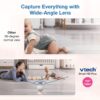81FyPKENT8L._AC_SL1500_.jpg VTech Smart WiFi Baby Monitor, 2K Camera, 5.5-inch HD IPS Screen, Crystal Clear Infrared Night Vision, Pan-Tilt, 24x Zoom, 2-Way Talk, Multi-color Night Light, Soothing Sounds, Free App: Smart HD Plus