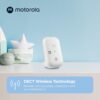 Motorola Nursery PIP10 Audio-Only Baby Monitor, 1000ft Range, Sensitive Mic, Alert Light, Portable Parent Unit (Outlet or AAA Battery Not Included)
