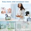 VTech VM818HD Baby Monitor, 5" 720p Screen, Night Light, 110-degree Wide-Angle True-Color DayVision, HD No Glare NightVision, 1000ft Range, 2-Way Talk, Secure Transmission No WiFi
